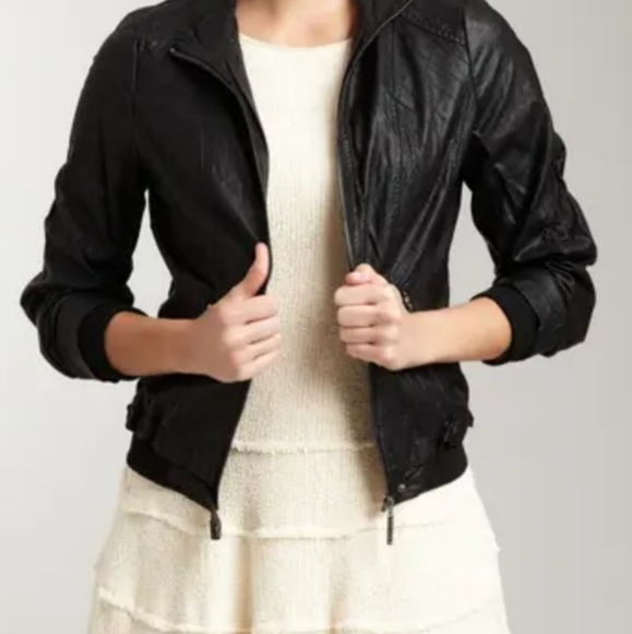 Vertigo Fauxleather jacket size M new with tags